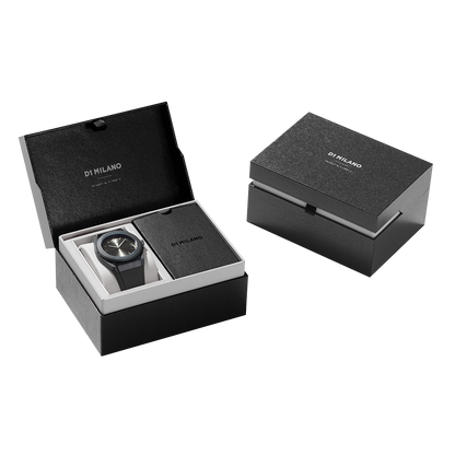 D1 Milano Carbonlite Grey 40.5mm Watch-Quartz Watches-PEROZ Accessories