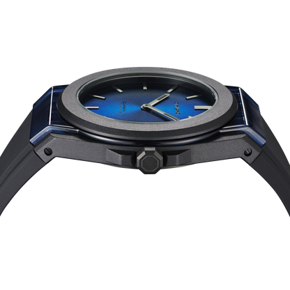 D1 Milano Carbonlite Blue 40.5mm Watch-Quartz Watches-PEROZ Accessories