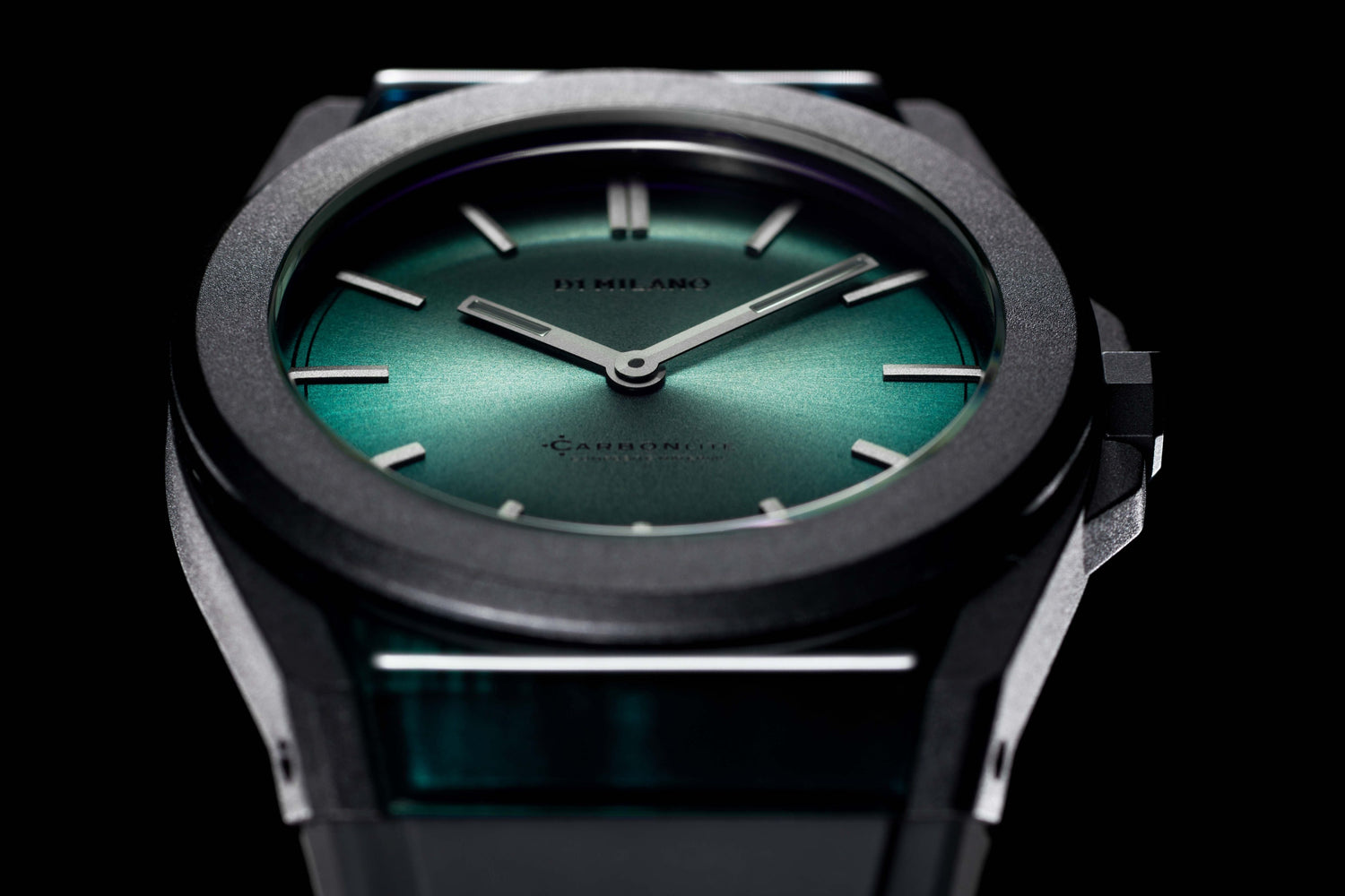 D1 Milano Carbonlite Green 40.5mm Watch-Quartz Watches-PEROZ Accessories