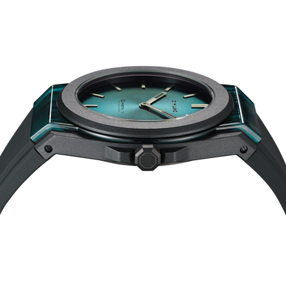 D1 Milano Carbonlite Green 40.5mm Watch-Quartz Watches-PEROZ Accessories