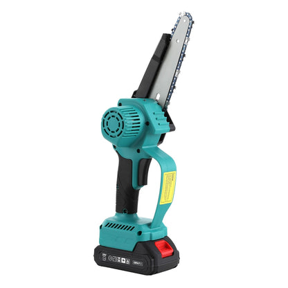 Giantz 6&quot; Mini Cordless Electric Chainsaw Rechargeable Wood Cutter-Tools &gt; Power Tools &gt; Chainsaws-PEROZ Accessories