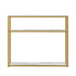 Oikiture Hall Console Table Metal Hallway Desk Entry Display Wh&GD Furniture-Console Tables-PEROZ Accessories