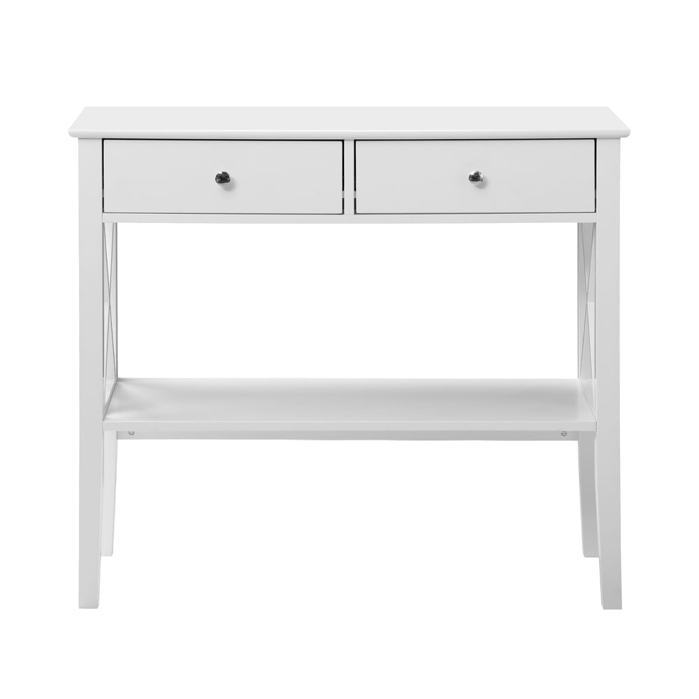Oikiture Console Table Wooden Hallway Entrywat Display Stand-Console Tables-PEROZ Accessories