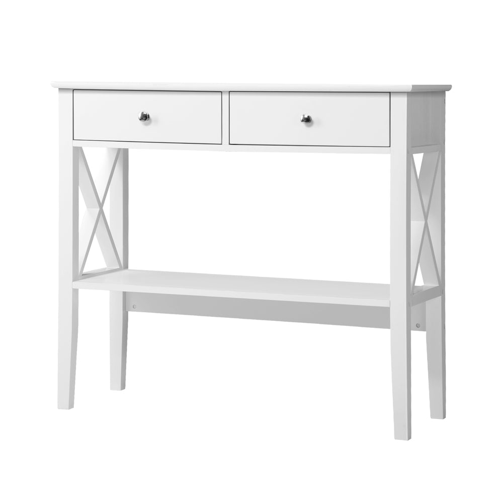 Oikiture Console Table Wooden Hallway Entrywat Display Stand-Console Tables-PEROZ Accessories