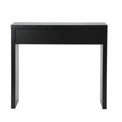 Oikiture Console Table with Drawer Black-Console Table-PEROZ Accessories
