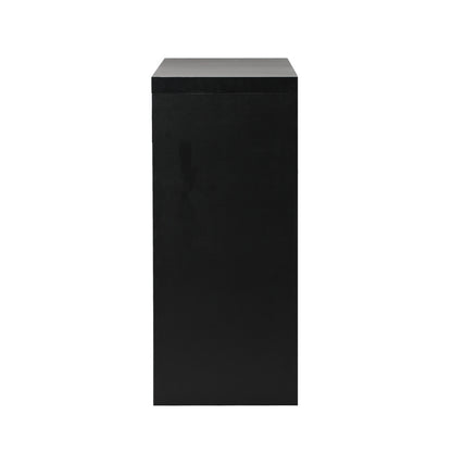 Oikiture Console Table with Drawer Black-Console Table-PEROZ Accessories