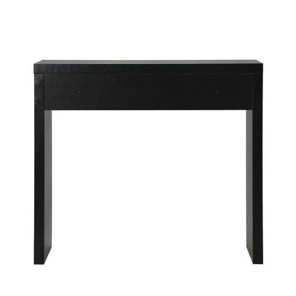 Oikiture Console Table with Drawer Black-Console Table-PEROZ Accessories