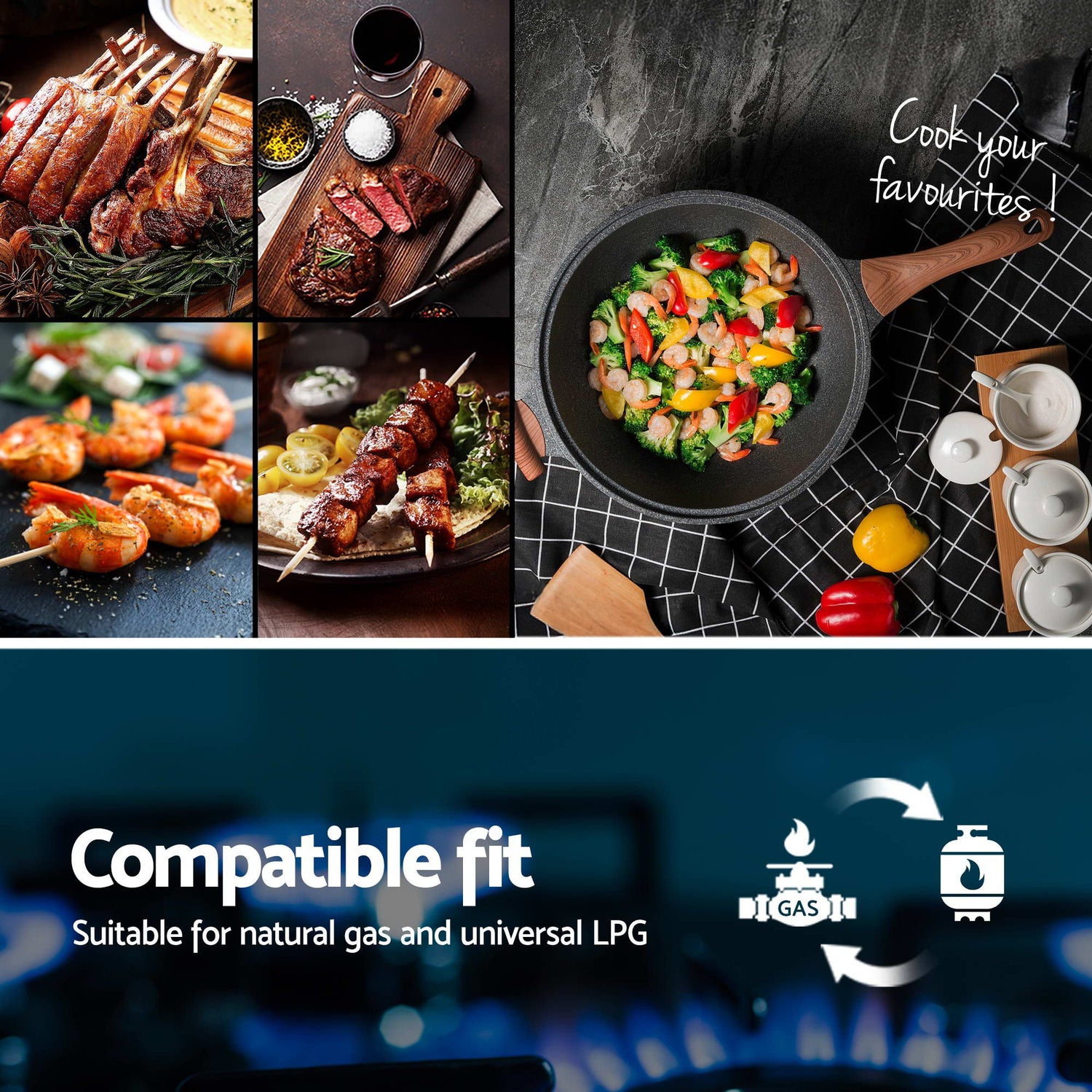 Devanti 90cm Gas Cooktop 5 Burner LPG NG Tempered Glass Hob Black-Appliances > Kitchen Appliances > Cooktops &amp; Stoves-PEROZ Accessories