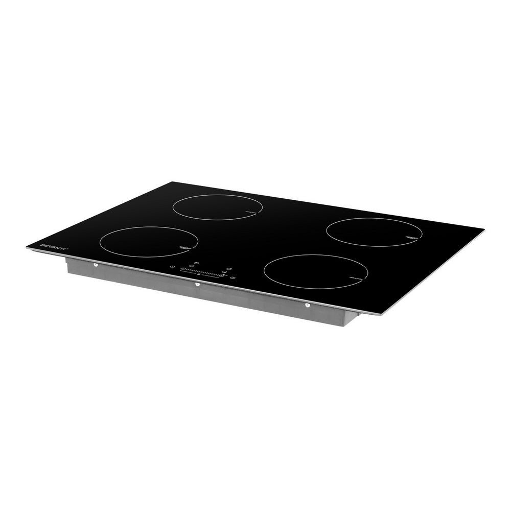 Devanti Electric Induction Cooktop 70cm Ceramic 4 Zones Stove Cook Top Hot Plate 7000W-Appliances &gt; Kitchen Appliances-PEROZ Accessories