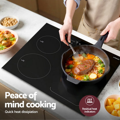 Devanti Induction Cooktop 60cm Electric Cooker-Appliances > Kitchen Appliances > Cooktops &amp; Stoves-PEROZ Accessories