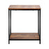 Oikiture Side End Table Coffee Table Bedside Shelf 2-Tier Industrial Furniture-Coffee Tables-PEROZ Accessories