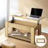 Oikiture Coffee Table with Lift Up Top and Storage Space, Wooden Side Table Beige-Coffee Tables-PEROZ Accessories