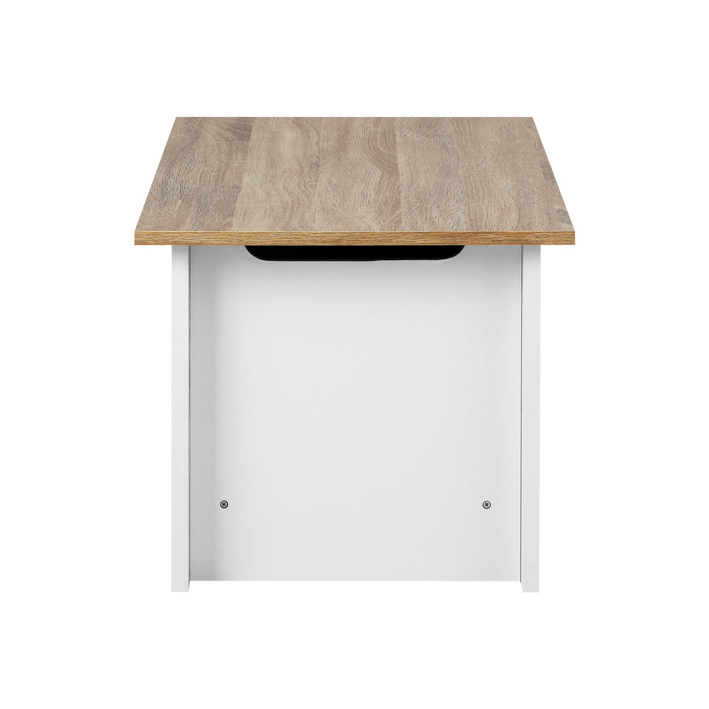 Oikiture Coffee Table Lift Up Top Modern Tables Hidden Storage Shelf Display-Coffee Tables-PEROZ Accessories