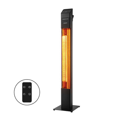 Devanti Radiant Tower Heater Electric Portable Remote Control 2000W Heating-Appliances &gt; Heaters-PEROZ Accessories