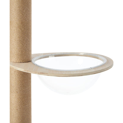 Alopet Cat Tree Wood Tower Scratching 300cm Post Floor to Ceiling-Cat Tree-PEROZ Accessories
