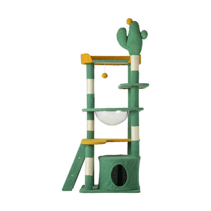 Alopet Cat Tree Tower Scratching Post 144cm Pet Condo House Furniture Scratcher-Cat Trees-PEROZ Accessories