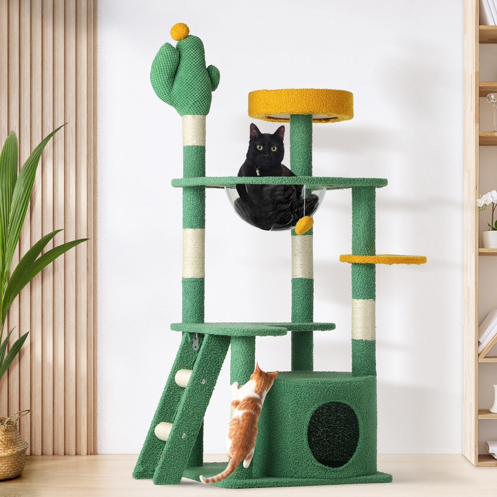 Alopet Cat Tree Tower Scratching Post 130cm Furniture Scratcher Pet Condo House-Cat Trees-PEROZ Accessories