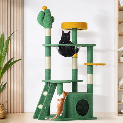Alopet Cat Tree Tower Scratching Post 130cm Furniture Scratcher Pet Condo House-Cat Trees-PEROZ Accessories