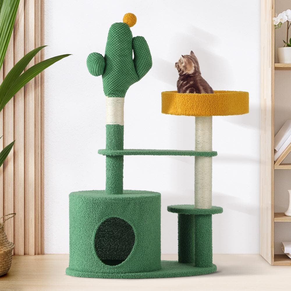 Alopet Cat Tree Tower Scratching Post 96cm Furniture Scratcher Pet Condo Bed-Cat Tree-PEROZ Accessories