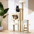 Alopet Cat Tree Tower Scratching Post Scratcher Cats Condo House Bed Wood 142cm-Cat Tree-PEROZ Accessories