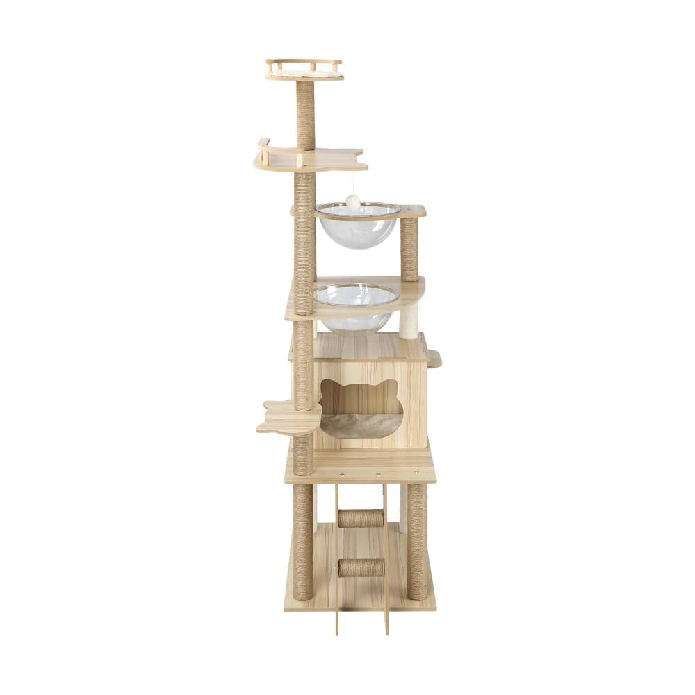 Alopet Cat Tree 174cm Cat Tower with Cat Scratching Post and Cat Condo-Cat Tree-PEROZ Accessories