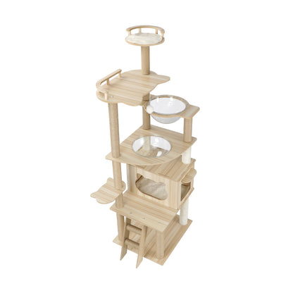 Alopet Cat Tree 174cm Cat Tower with Cat Scratching Post and Cat Condo-Cat Trees-PEROZ Accessories