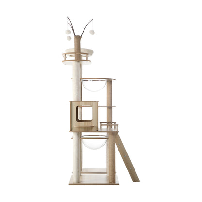 Alopet Large Cat Tree Wood Scratcher Condo House Bed 172cm-Cat Trees-PEROZ Accessories