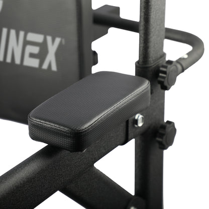 Finex Power Tower Chin Up Bar Station Weight Bench Push Pull Up Knee Raise Gym-Chin Up Tower-PEROZ Accessories