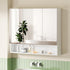 Cefito Bathroom Mirror Cabinet Medicine Adjustable Shelves Wall Hung 900x750mm White-Furniture > Bathroom > Bathroom Cabinets, Cupboards & Storage-PEROZ Accessories