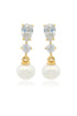 CHIC NOEL FRESHWATER PEARL PYRMONT EARRINGS GOLD-PEROZ Accessories