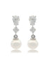 CHIC NOEL FRESHWATER PEARL PYRMONT EARRINGS SILVER-PEROZ Accessories