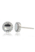 CHIC NOEL HIGH SHINE STUD EARRINGS SILVER-PEROZ Accessories