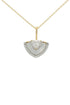 CHIC NOEL MOTHER OF PEARL FAN PENDANT GOLD-PEROZ Accessories