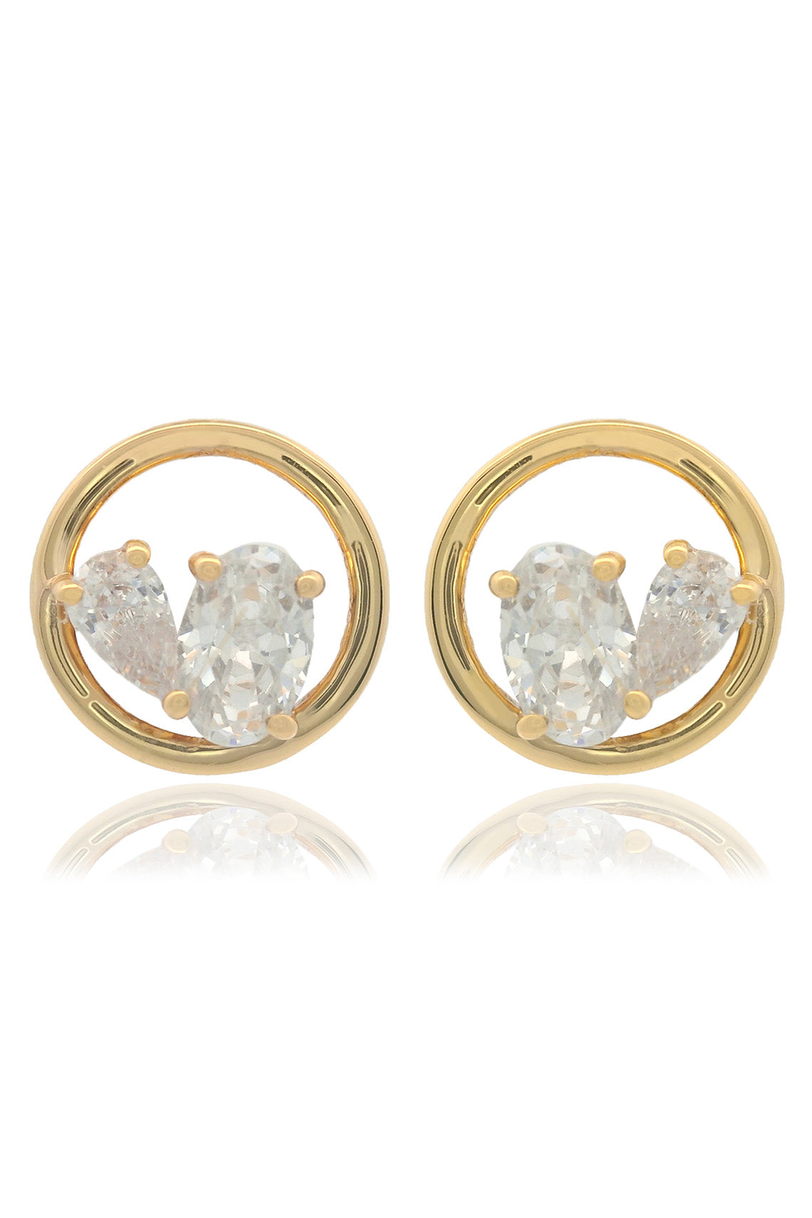 CHIC NOEL TOI ET MOI CIRCLE EARRINGS GOLD-PEROZ Accessories