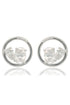 CHIC NOEL TOI ET MOI CIRCLE EARRINGS SILVER-PEROZ Accessories