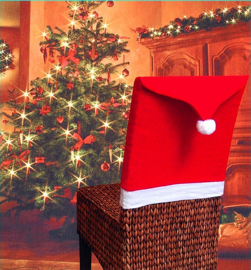 Christmas Chair Covers Tablecloth Runner Decoration Xmas Dinner Party Santa Gift, Table Cloth (130x180 cm)-Occasions > Christmas > Christmas Decorations-PEROZ Accessories