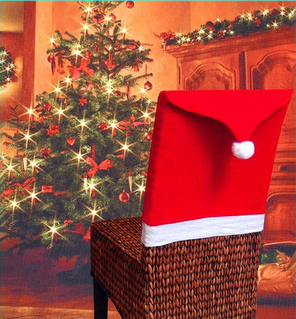 Christmas Chair Covers Tablecloth Runner Decoration Xmas Dinner Party Santa Gift, Table Cloth (130x180 cm)-Occasions > Christmas > Christmas Decorations-PEROZ Accessories