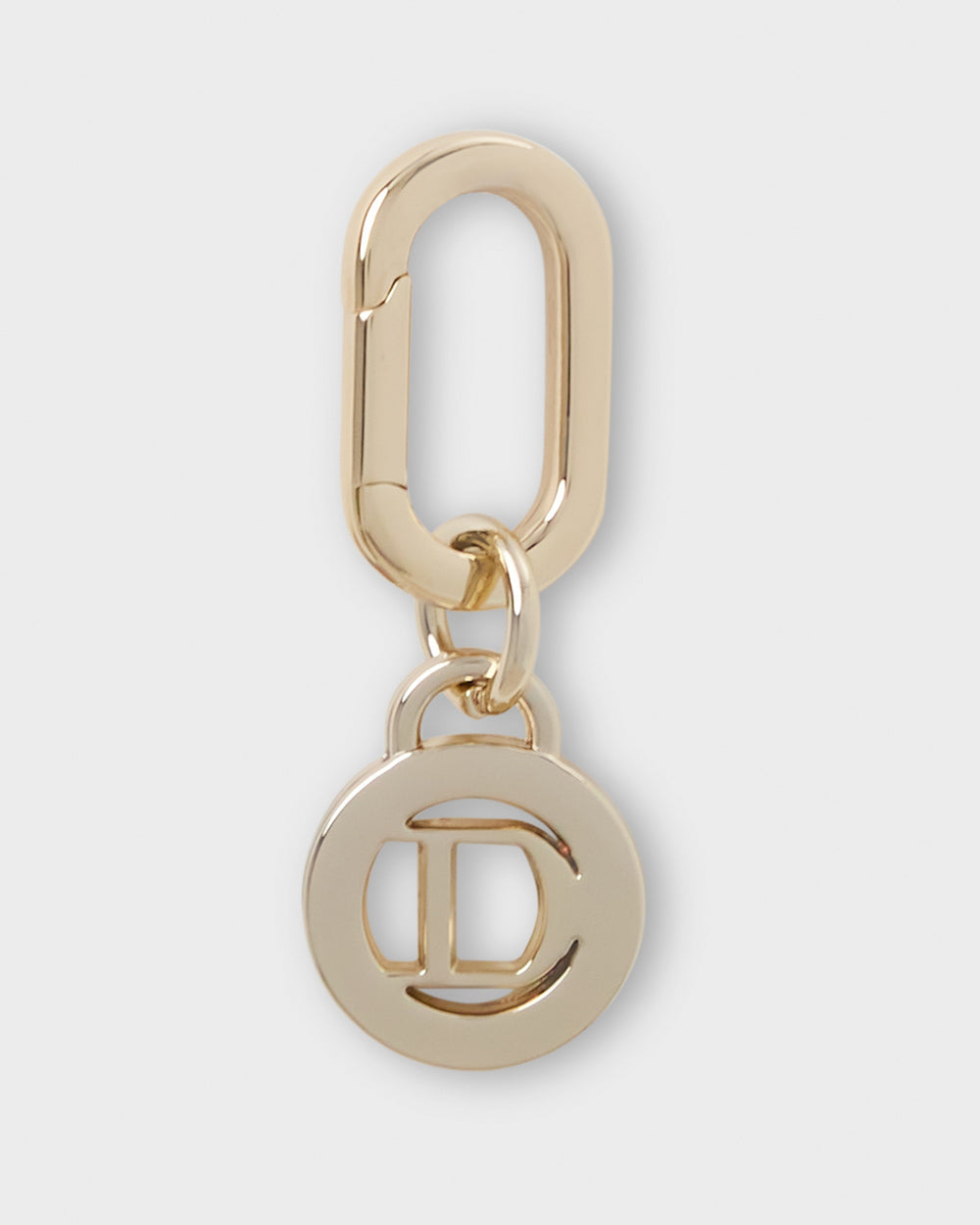 Letter D Charm With Oval Hinge Ring Clip-Accessories-PEROZ Accessories