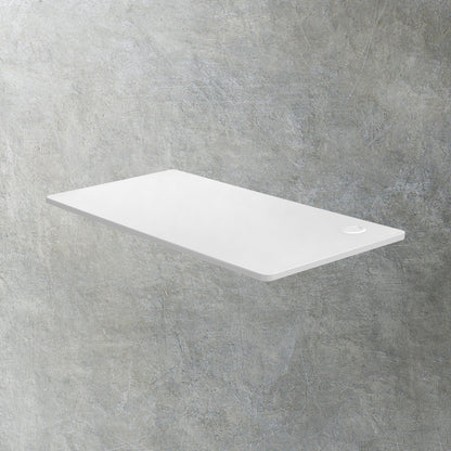 Oikiture Standing Desk Board Adjustable Sit Stand Desk Top Computer Table White-Office Desks-PEROZ Accessories