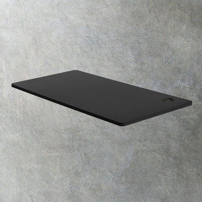Oikiture Standing Desk Top Adjustable Electric Desk Board Computer Table Black-Office Desks-PEROZ Accessories