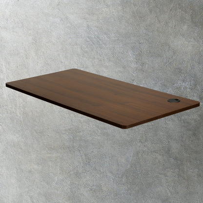 OIKITURE Standing Desk Top Adjustable Tabletop Sit Stand Desk Top Walnut-Office Desks-PEROZ Accessories