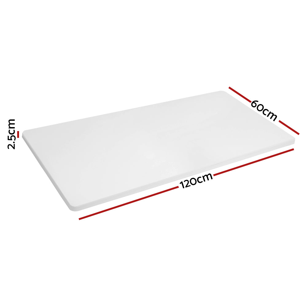 Artiss Standing Desk Top White 120CM-Office Desks-PEROZ Accessories