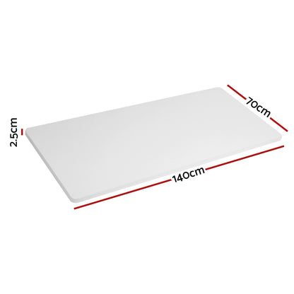 Artiss Standing Desk Top White 140CM-Furniture &gt; Office &gt; Desks-PEROZ Accessories