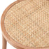 Oikiture 2PCS Dining Chair Solid Wooden Ratan Seat Beige-Dining Chairs-PEROZ Accessories