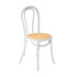 Oikiture 6x Wooden Dining Chair Ratan Seat White-Dining Chair-PEROZ Accessories