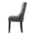 Oikiture 6x Velvet Dining Chairs French Provincial Tufted Grey-Dining Chair-PEROZ Accessories