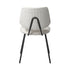 Oikiture 2x Dining Chair Vintage Retro Polyester White-Dining Chair-PEROZ Accessories