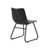 Oikiture 6x Dining Chairs Retro Padded Seat PU Grey-Dining Chair-PEROZ Accessories
