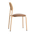Oikiture 4PCS Dining Chair Rattan Furniture PU Leather Brown-Dining Chair-PEROZ Accessories