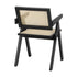 Oikiture 6x Dining Chairs Rattan Chair Wooden Balck-Dining Chair-PEROZ Accessories